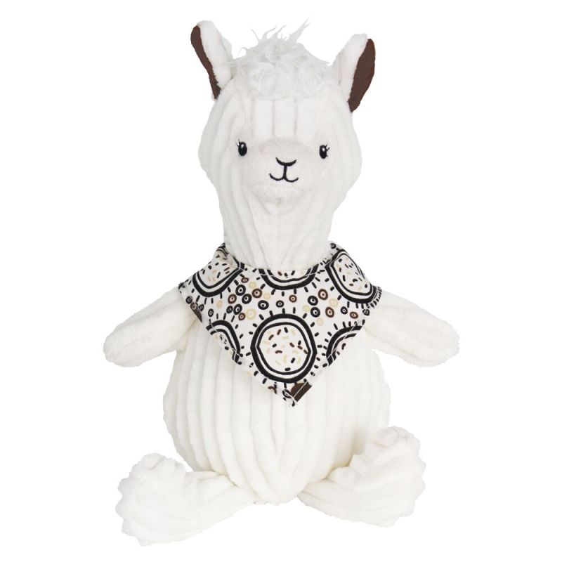 Les déglingos muchachos lama peluche simply blanc 23 cm 